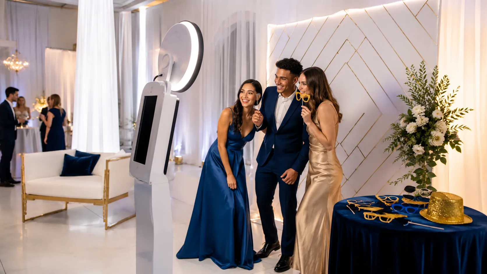 Photo booth rental celebration in Little Elm